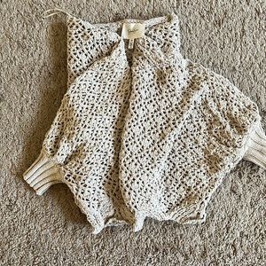 Jessica Simpson mini crocheted sweater